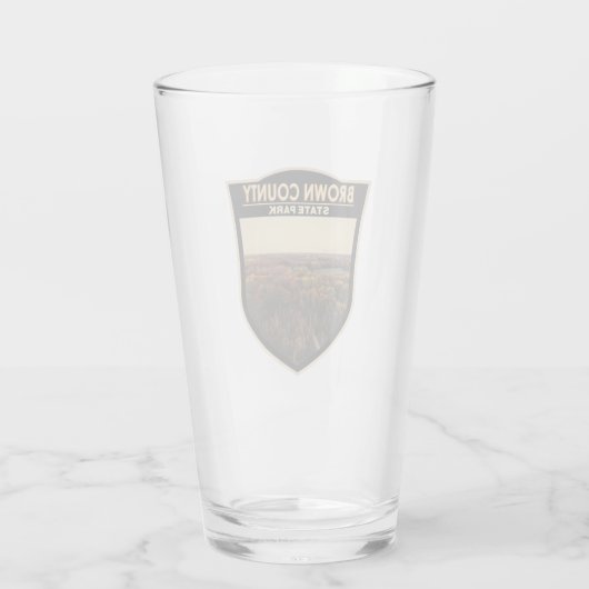 Brown County State Park Indiana Badge Glas (Achterkant)