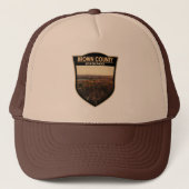 Brown County State Park Indiana Badge Trucker Pet (Voorkant)