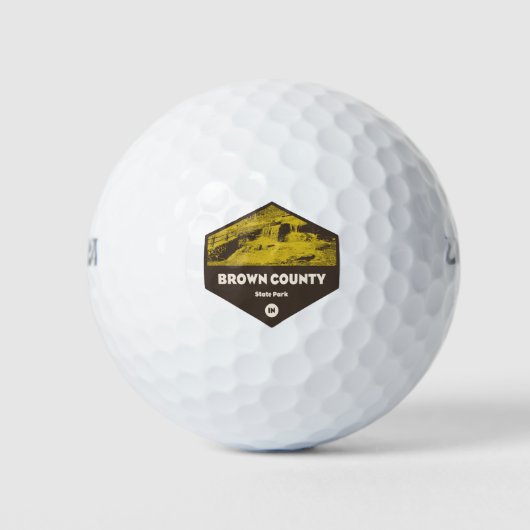 Brown County State Park Indiana Golfballen (Voorkant)