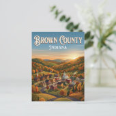 Brown County USA Briefkaart (Staand voorkant)