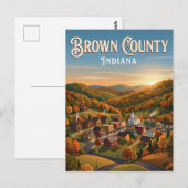 Brown County USA Briefkaart (Voorkant / Achterkant)