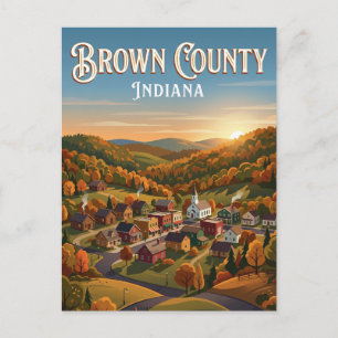 Brown County USA Briefkaart