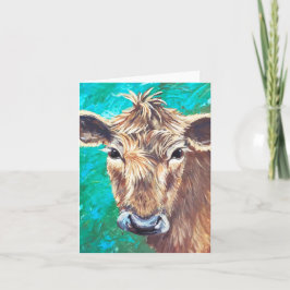 Brown Cow Folded Card Aankondiging