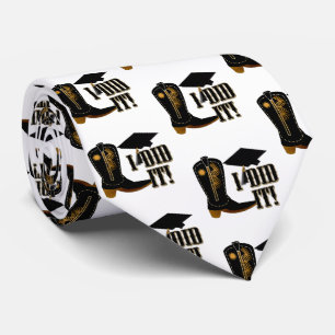 Brown Cowboy Boots Afstuderen Stropdas