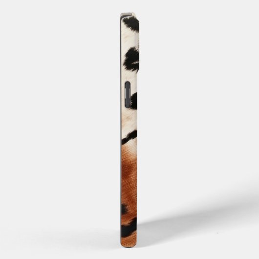 Brown Cream Animal Koeienhuid Case-Mate iPhone Case (Achterkant / Rechts)