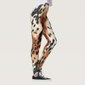 Brown Cream Animal Koeienhuid Leggings (Rechts)