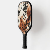 Brown Cream Animal Koeienhuid Pickleball Paddle (Links)
