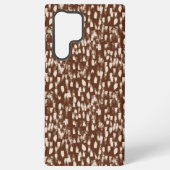 Brown Cream Beige Abstract Pattern Samsung Galaxy Hoesje (Achterkant)