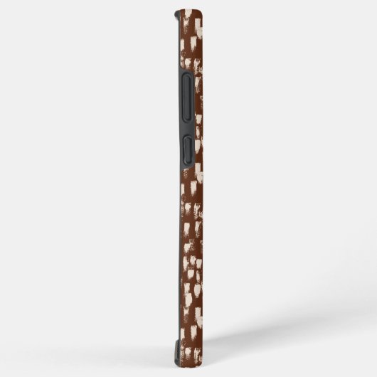 Brown Cream Beige Abstract Pattern Samsung Galaxy Hoesje (Rechterkant)