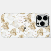 Brown Cream Boho Hearts Case-Mate iPhone Case (Achterkant (horizontaal))