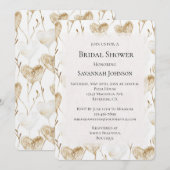 Brown Cream Boho Hearts Vrijgezellenfeest Kaart (Voorkant / Achterkant)