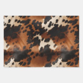 Brown Cream Koeienhuid Inpakpapier Vel (Voorkant 2)