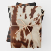 Brown Cream Koeienhuid Inpakpapier Vel (In situ)