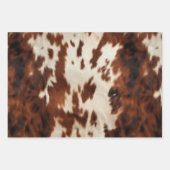Brown Cream Koeienhuid Inpakpapier Vel (Voorkant)