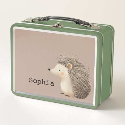 Brown Cream Schattigee egel gepersonaliseerd (Voorkant)