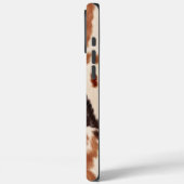 Brown Cream Southwest Cowhide Christmas Case-Mate iPhone Case (Achterkant / Links)