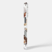 Brown Cream Tribal Native Feathers Case-Mate iPhone Case (Achterkant / Rechts)