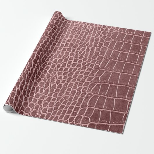 brown crocodile skin texture as a wallpapercrocodi cadeaupapier (Uitgerold)