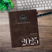 Brown Custom Business Organizer 2025 Bedrijf Logo
