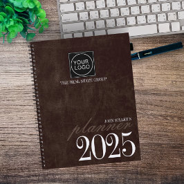 Brown Custom Business Organizer 2025 Bedrijf Logo