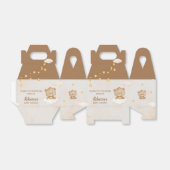 Brown Cute Beer we kunnen wachten op Baby shower F Bedankdoosjes (Uitgevouwen)