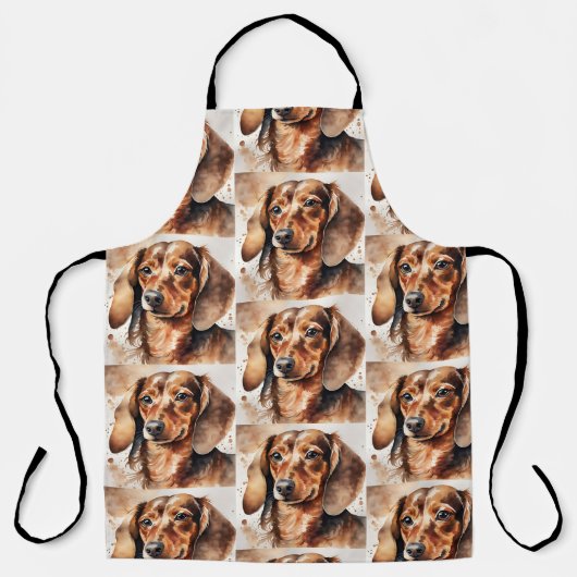 Brown Dachshund Schort (Voorkant)