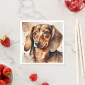 Brown Dachshund Servet (Insitu)