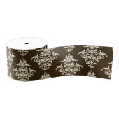 Brown Damask Grosgrain Lint (Spoel)