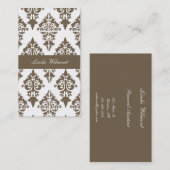 Brown Damask Visitekaartje (Voorkant / Achterkant)