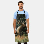 BROWN DEER OP GROENE GRAS TIJDENS DAG SCHORT (Gedragen)
