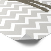 Brown Deer w. Chevron Poster (Hoek)