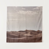 BROWN DESERT ONDER WITTE KLEUREN WANDKLEED (Voorkant)