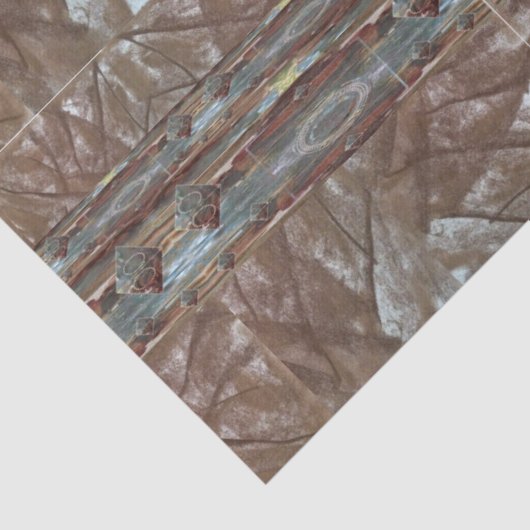 Brown Design Tissue Paper Tissuepapier (Detail)