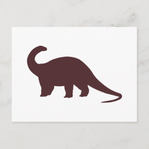 Brown Dinosaur Briefkaart