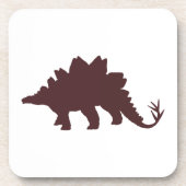 Brown Dinosaur Drankjes Onderzetter (Voorkant)