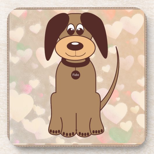 Brown Dog Beverage Coaster Bier Onderzetter (Voorkant)