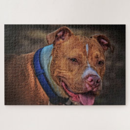 Brown Dog Foto Legpuzzel