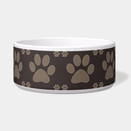 Brown Dog Paws Voerbakje