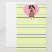 Brown Dog Stationery Briefpapier (Voorkant / Achterkant)