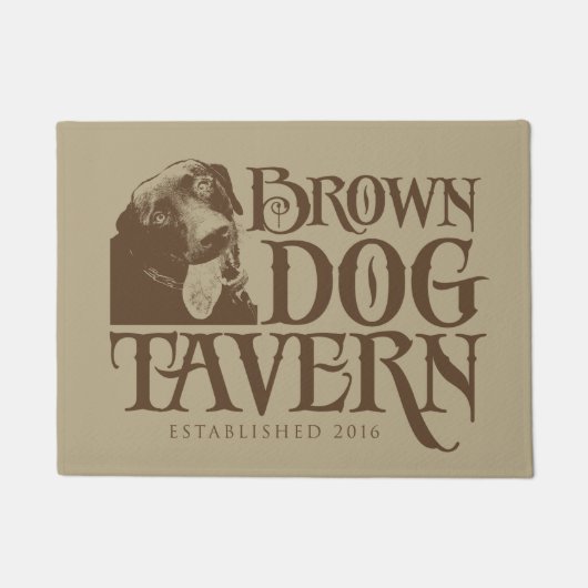 Brown Dog Tavern Deurmat (Voorkant)