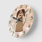 Brown Dog Wall klok (Hoek)