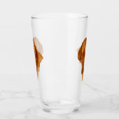 Brown Dogue De Bordeaux Glas (Links)