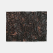 Brown dried leaves on ground fleece deken (Voorkant (Horizontaal))
