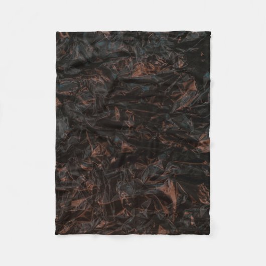 Brown dried leaves on ground fleece deken (Voorkant)