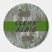 Brown Duck Animal Dishwasmachine Magneet (Voorkant)