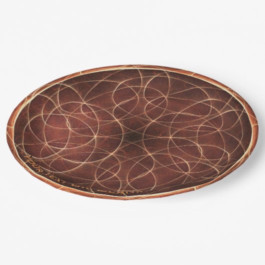 Brown Dwarf Papieren Bordje (Gekanteld)