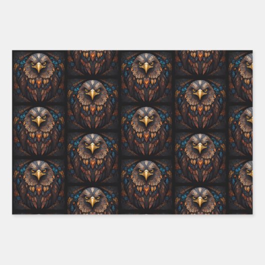 Brown Eagle Inpakpapier Vel (Voorkant 3)