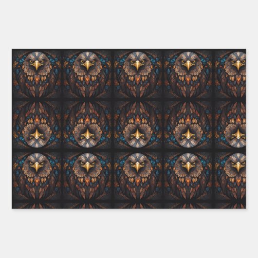 Brown Eagle Inpakpapier Vel (Voorkant 2)