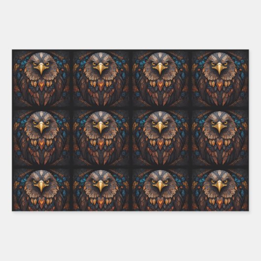 Brown Eagle Inpakpapier Vel (Voorkant)