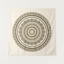 Brown Earth Tones Henna Mandala